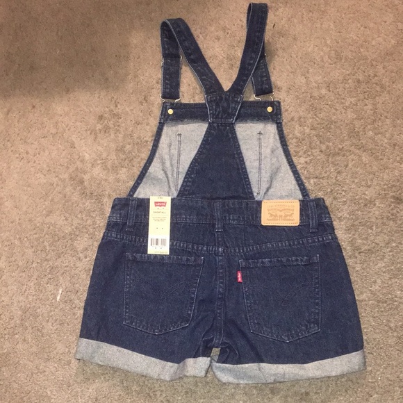 NWT Levi’s Girls Denim Shortall - Picture 3 of 8